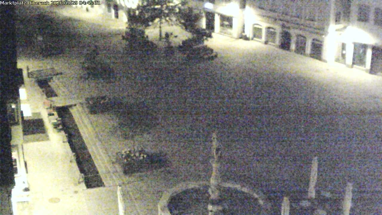 Archiv Foto Webcam Marktplatz Biberach an der Riß