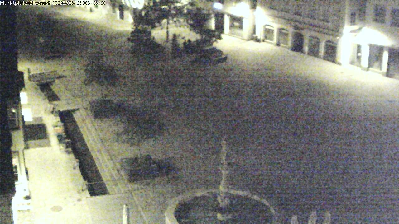 Archiv Foto Webcam Marktplatz Biberach an der Riß