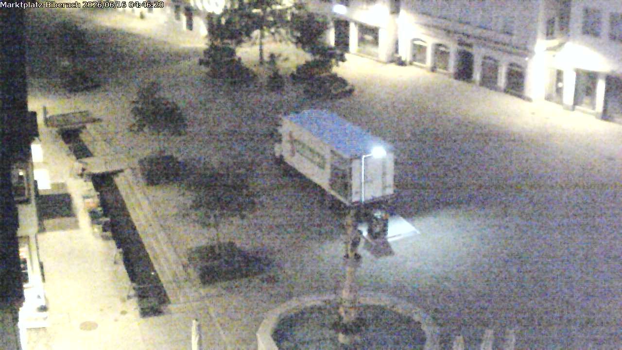 Archiv Foto Webcam Marktplatz Biberach an der Riß