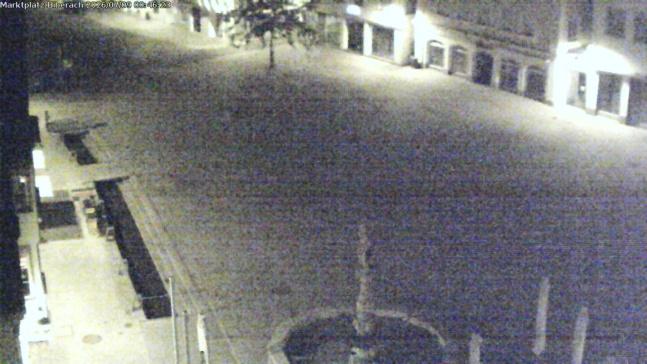 Archiv Foto Webcam Marktplatz Biberach an der Riß