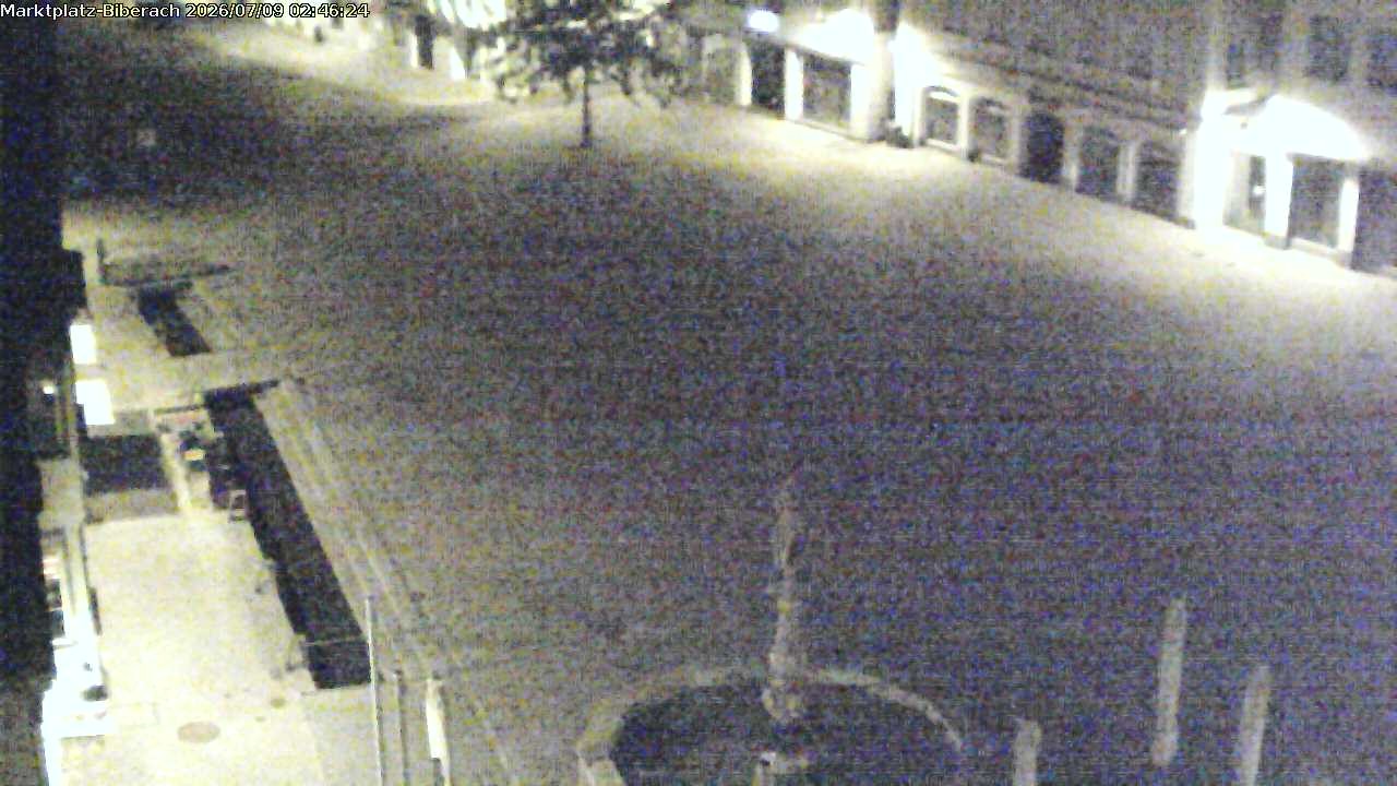Archiv Foto Webcam Marktplatz Biberach an der Riß
