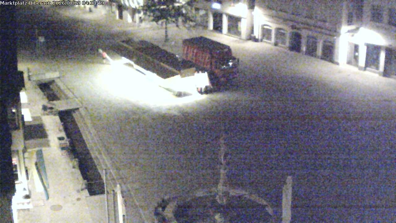 Archiv Foto Webcam Marktplatz Biberach an der Riß