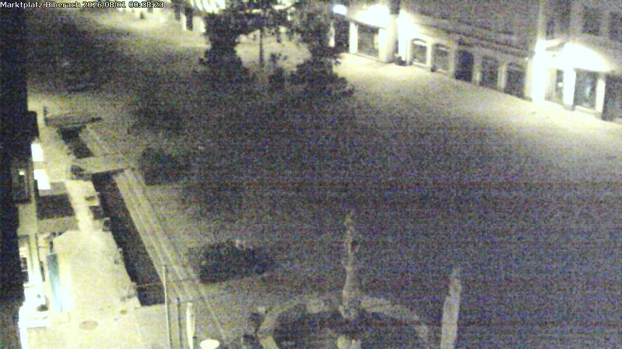 Archiv Foto Webcam Marktplatz Biberach an der Riß
