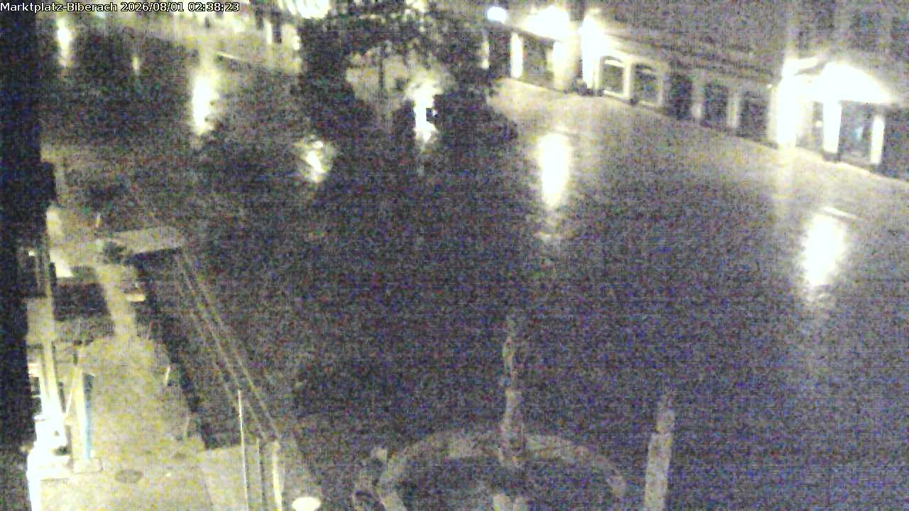 Archiv Foto Webcam Marktplatz Biberach an der Riß