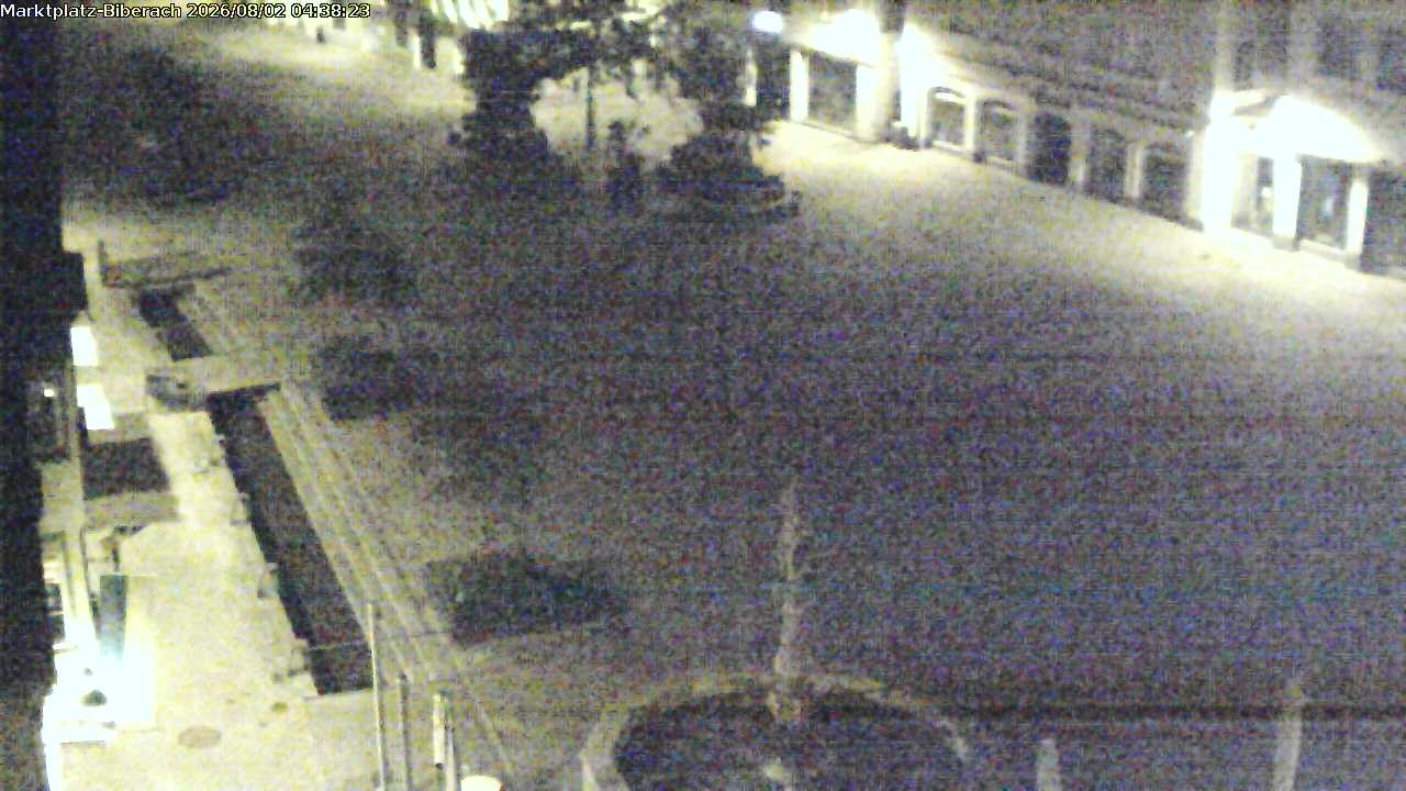 Archiv Foto Webcam Marktplatz Biberach an der Riß