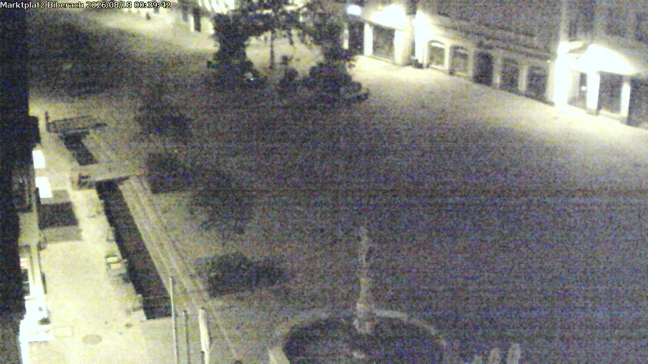 Archiv Foto Webcam Marktplatz Biberach an der Riß