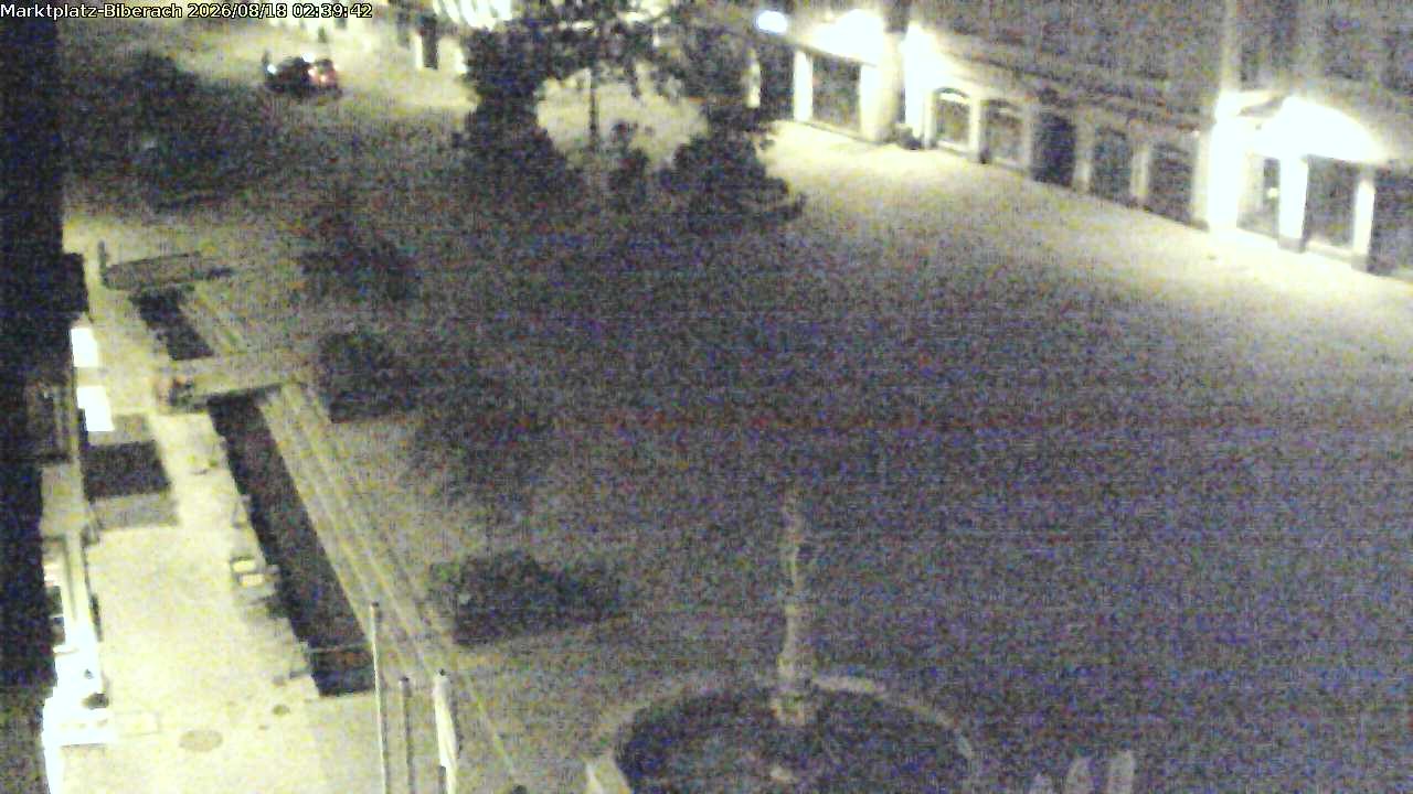 Archiv Foto Webcam Marktplatz Biberach an der Riß