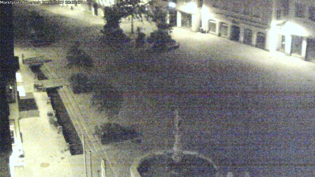 Archiv Foto Webcam Marktplatz Biberach an der Riß