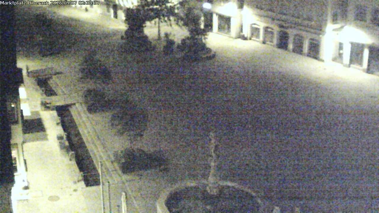 Archiv Foto Webcam Marktplatz Biberach an der Riß