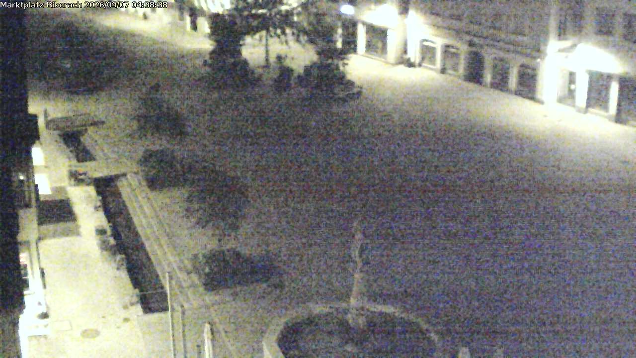 Archiv Foto Webcam Marktplatz Biberach an der Riß
