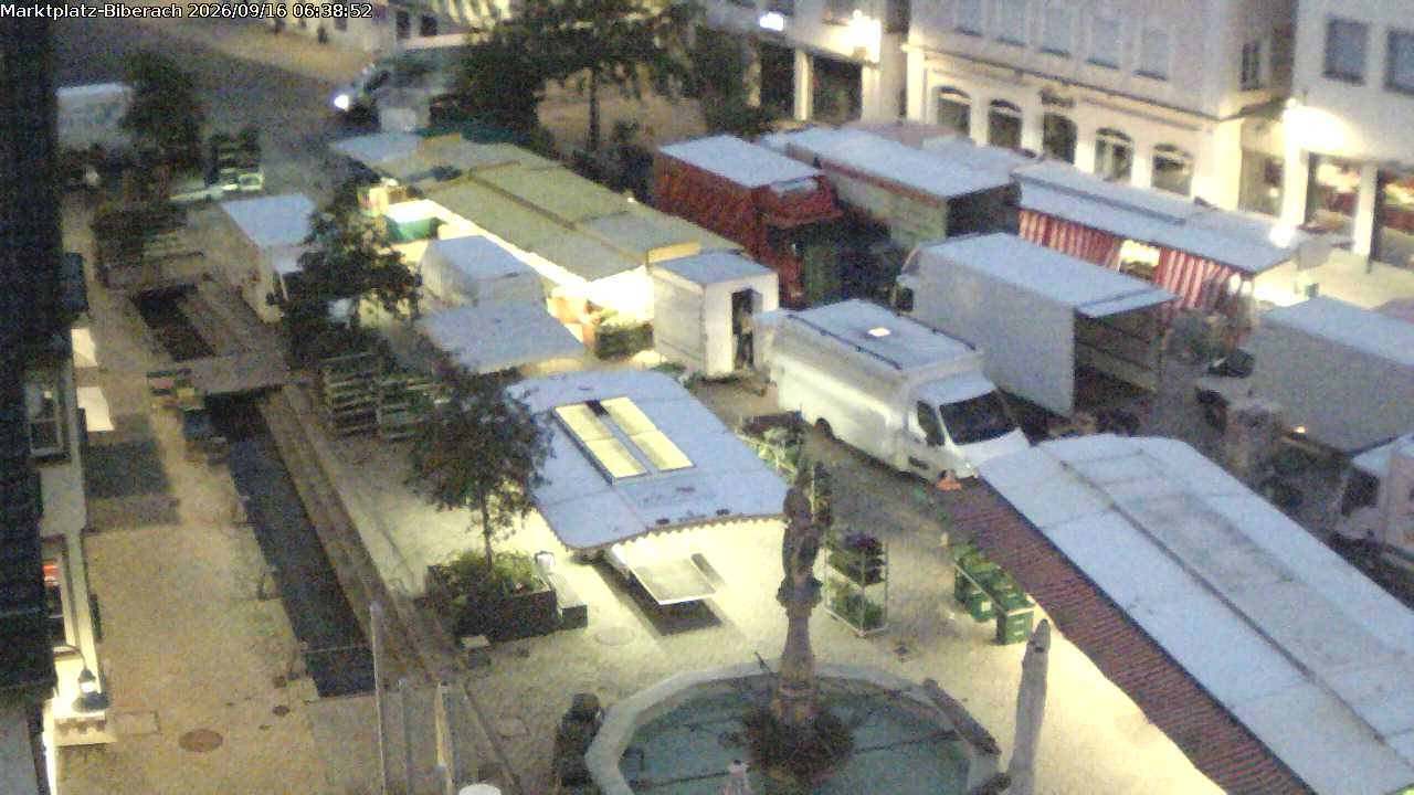 Archived image Webcam Biberach an der Riß - Town Square