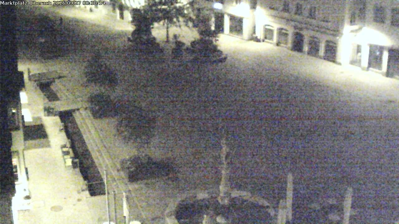 Archiv Foto Webcam Marktplatz Biberach an der Riß