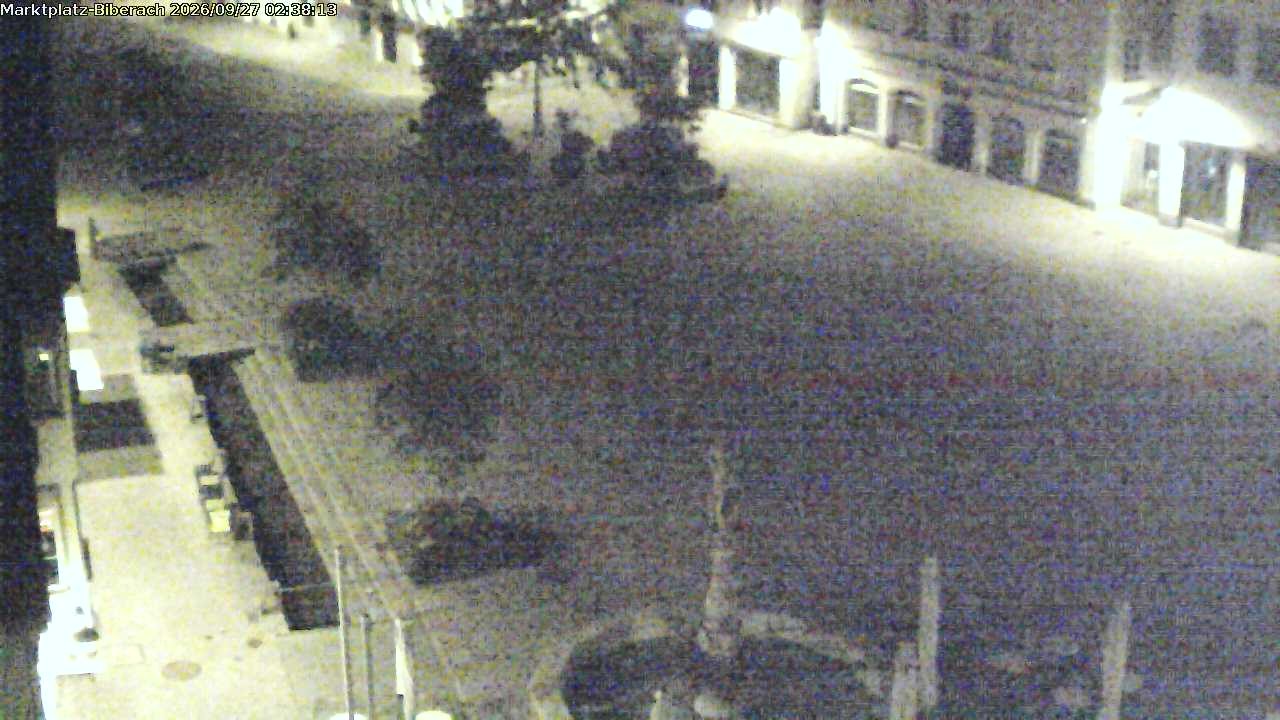 Archiv Foto Webcam Marktplatz Biberach an der Riß