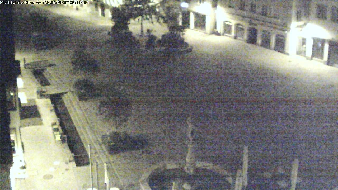 Archiv Foto Webcam Marktplatz Biberach an der Riß