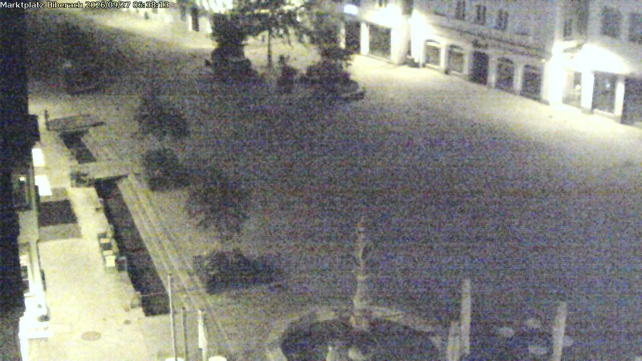Archiv Foto Webcam Marktplatz Biberach an der Riß
