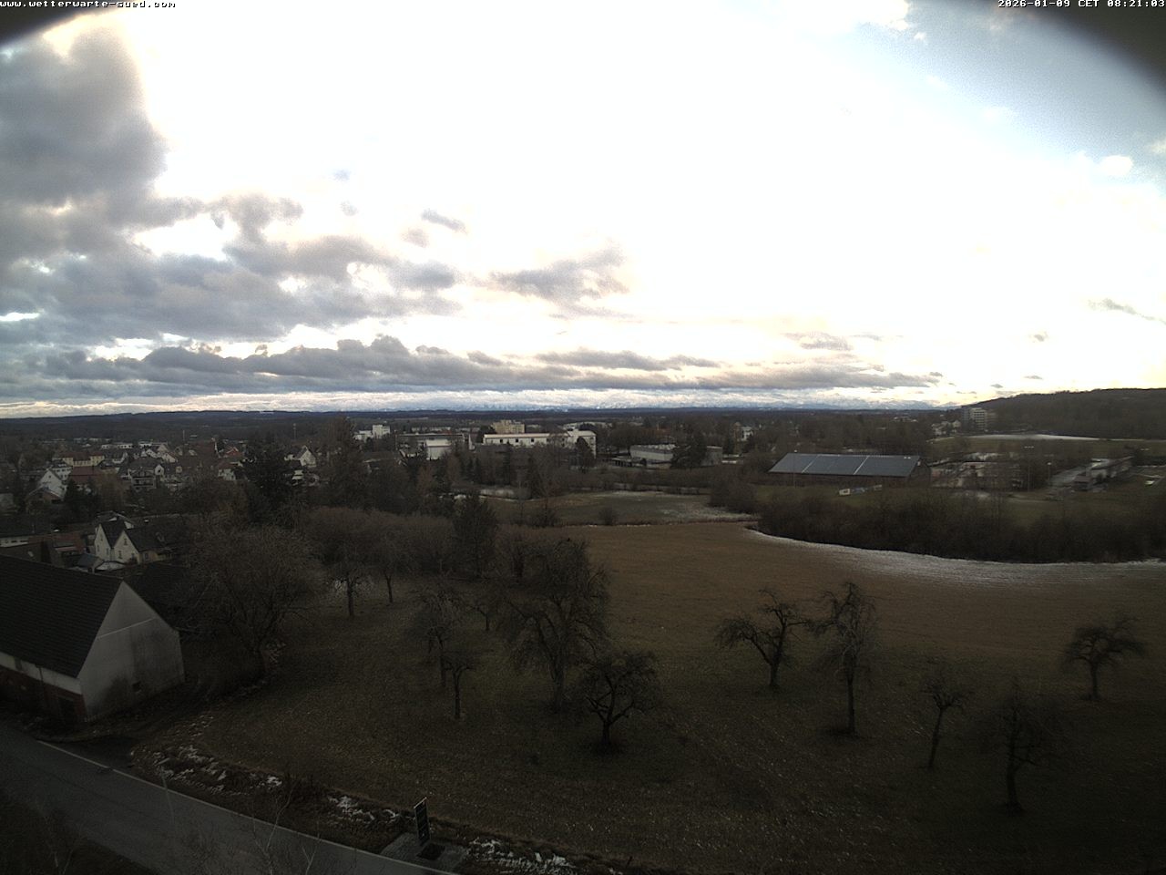 Archiv Foto Webcam Bad Schussenried (Alpenblick)