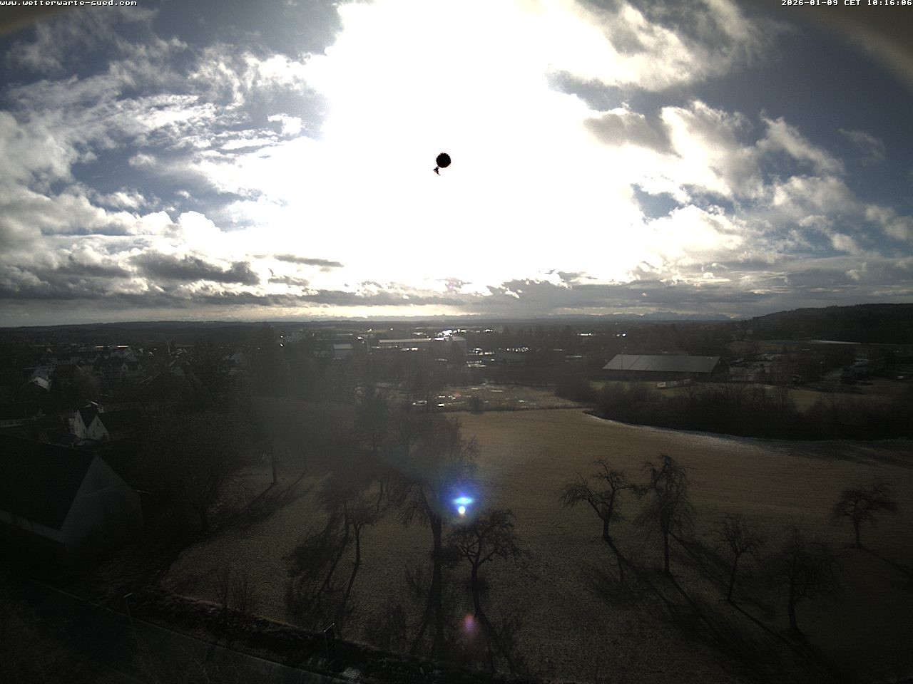 Archiv Foto Webcam Bad Schussenried (Alpenblick)