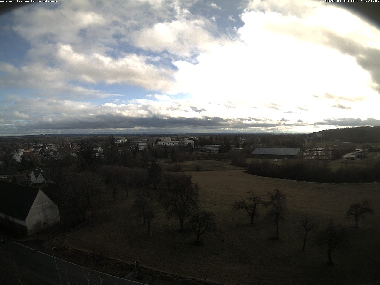 Archiv Foto Webcam Bad Schussenried (Alpenblick)