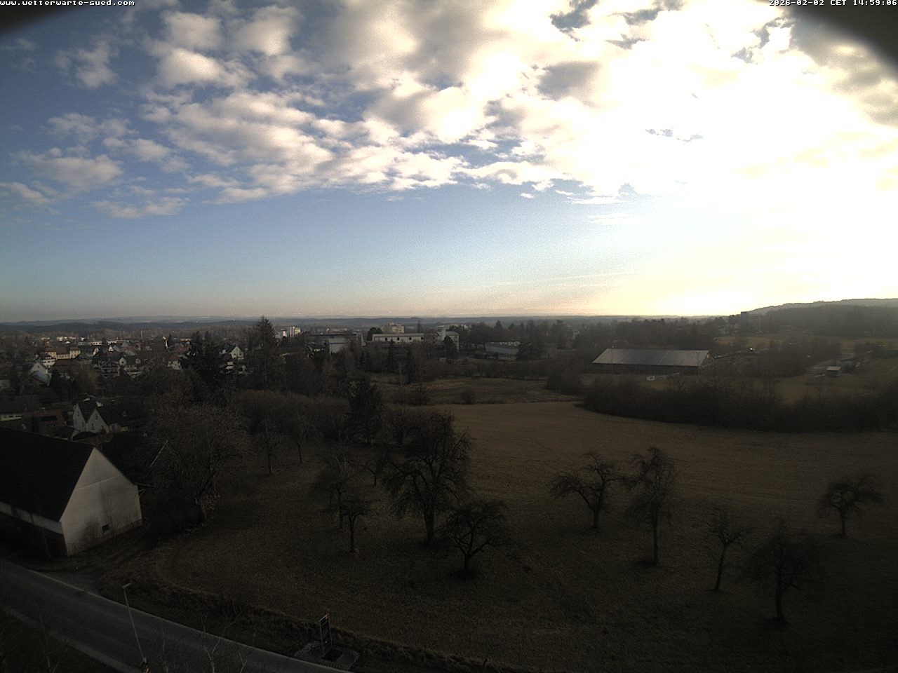 Archiv Foto Webcam Bad Schussenried (Alpenblick)