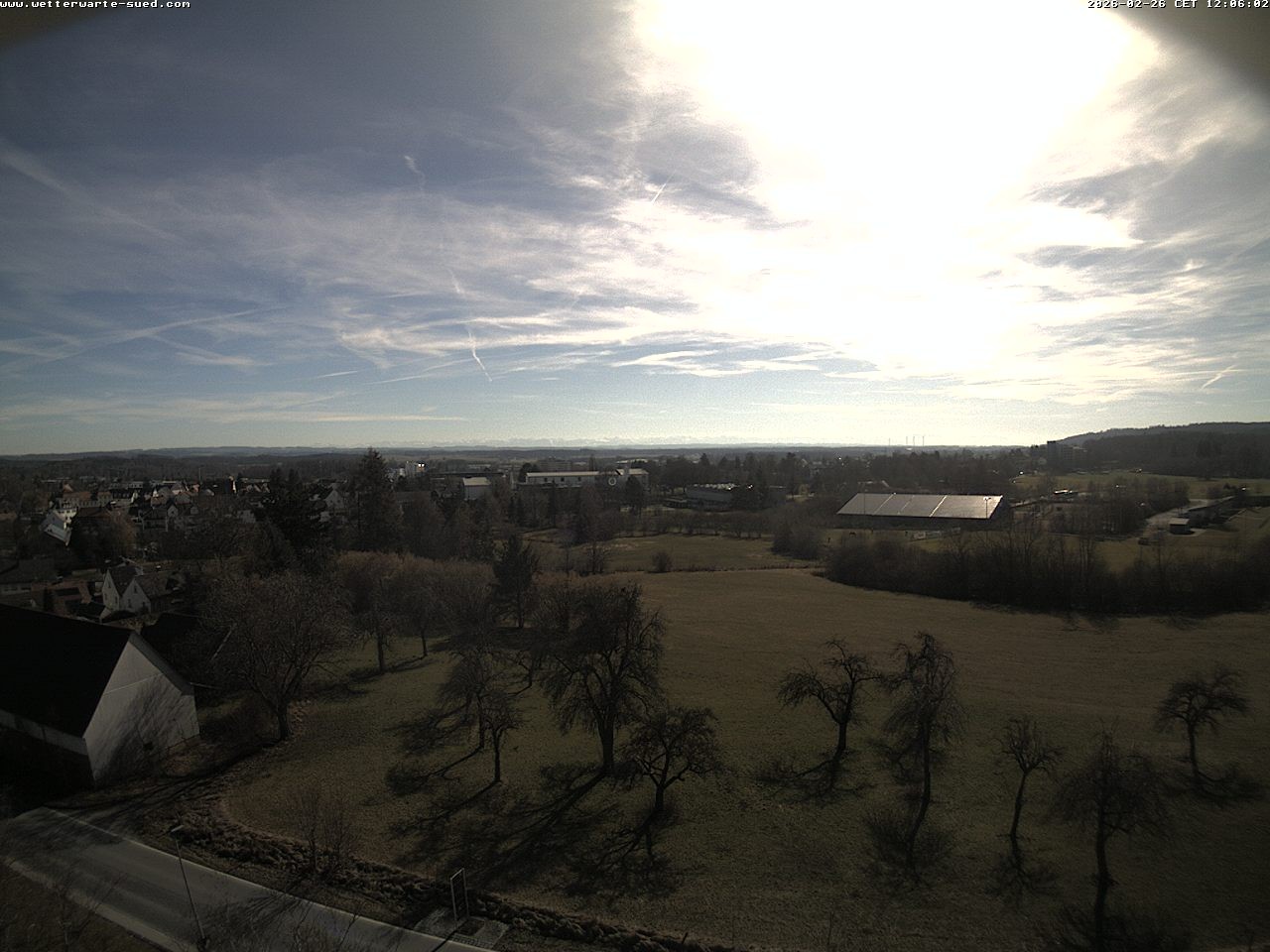 Archiv Foto Webcam Bad Schussenried (Alpenblick)