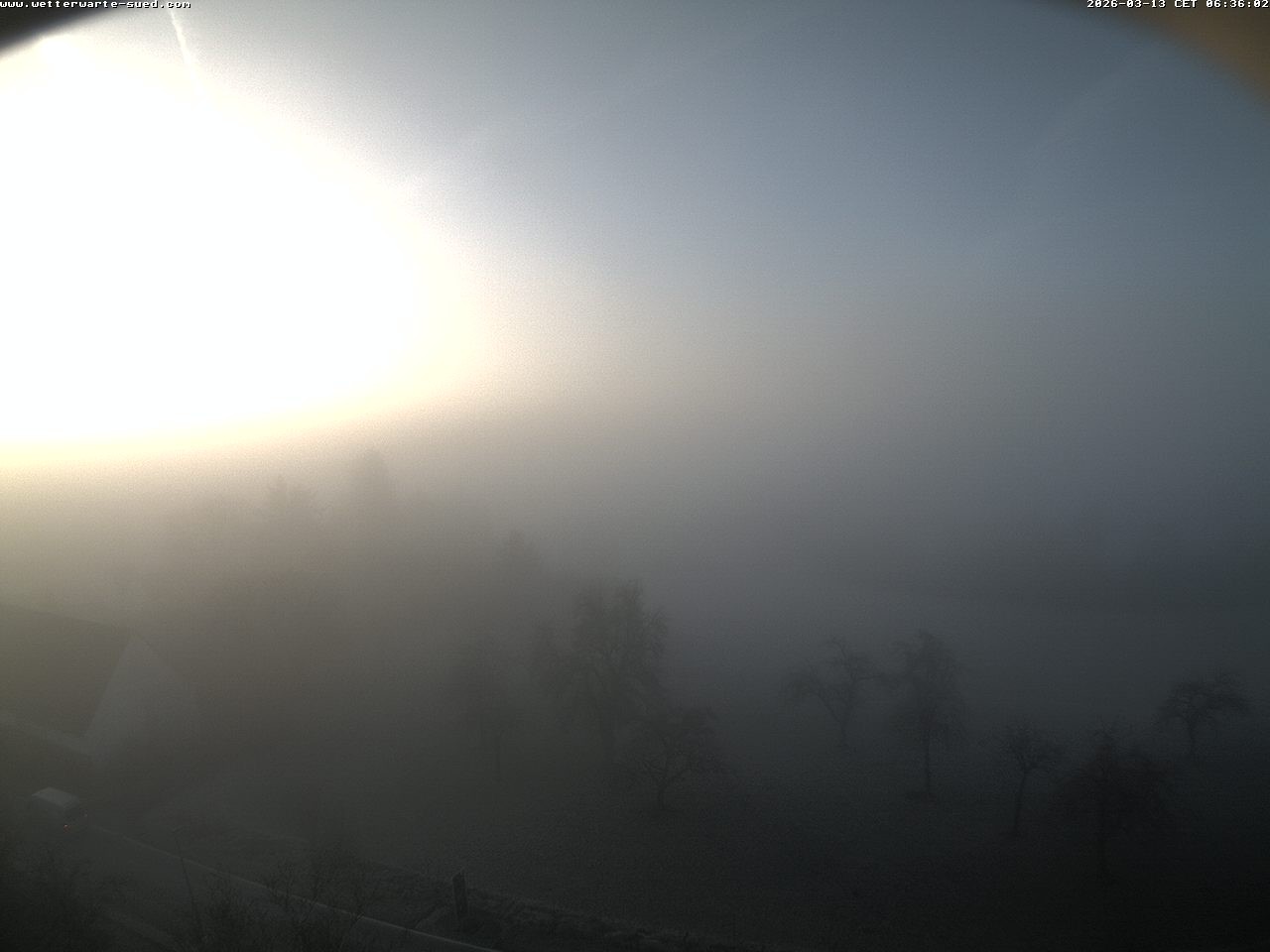 Archiv Foto Webcam Bad Schussenried (Alpenblick)