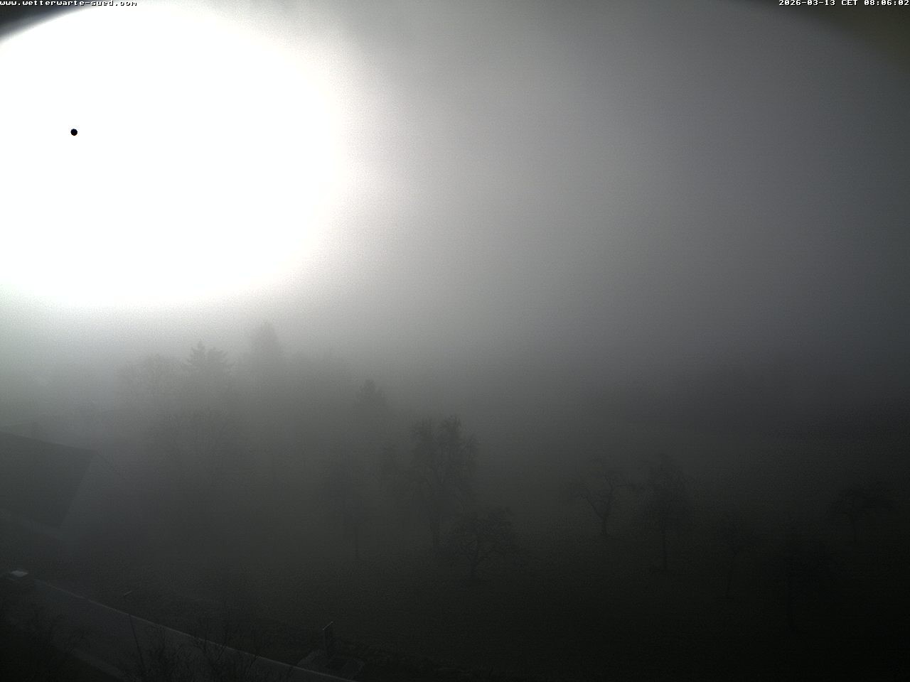 Archiv Foto Webcam Bad Schussenried (Alpenblick)