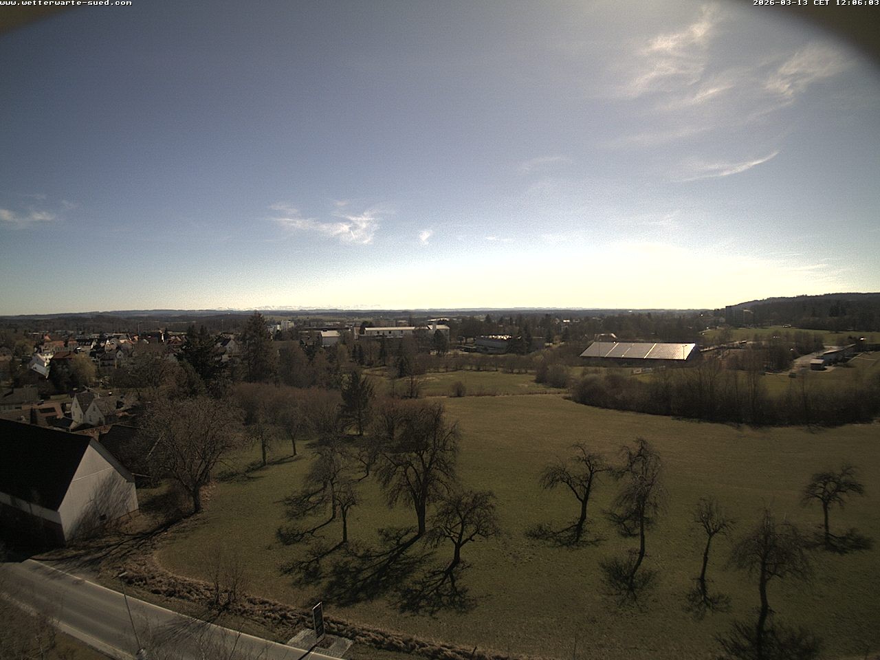 Archiv Foto Webcam Bad Schussenried (Alpenblick)