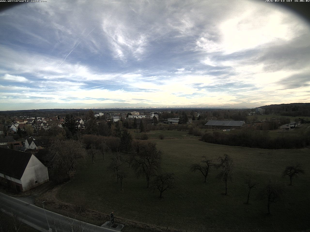 Archiv Foto Webcam Bad Schussenried (Alpenblick)