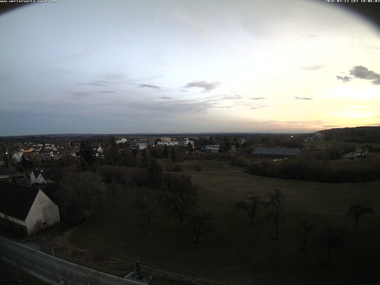 Archiv Foto Webcam Bad Schussenried (Alpenblick)