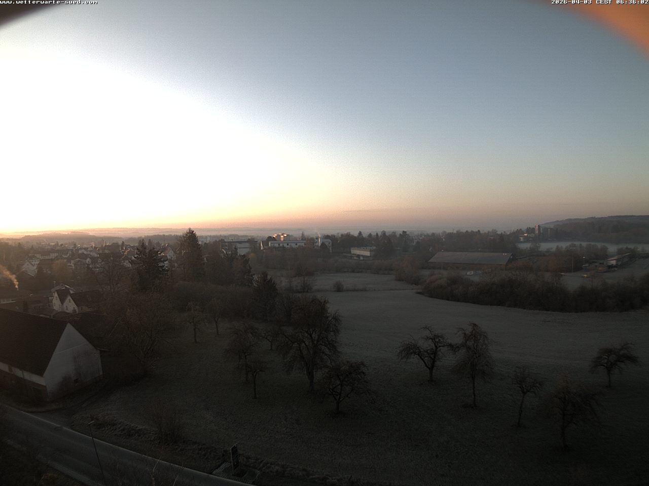 Archiv Foto Webcam Bad Schussenried (Alpenblick)