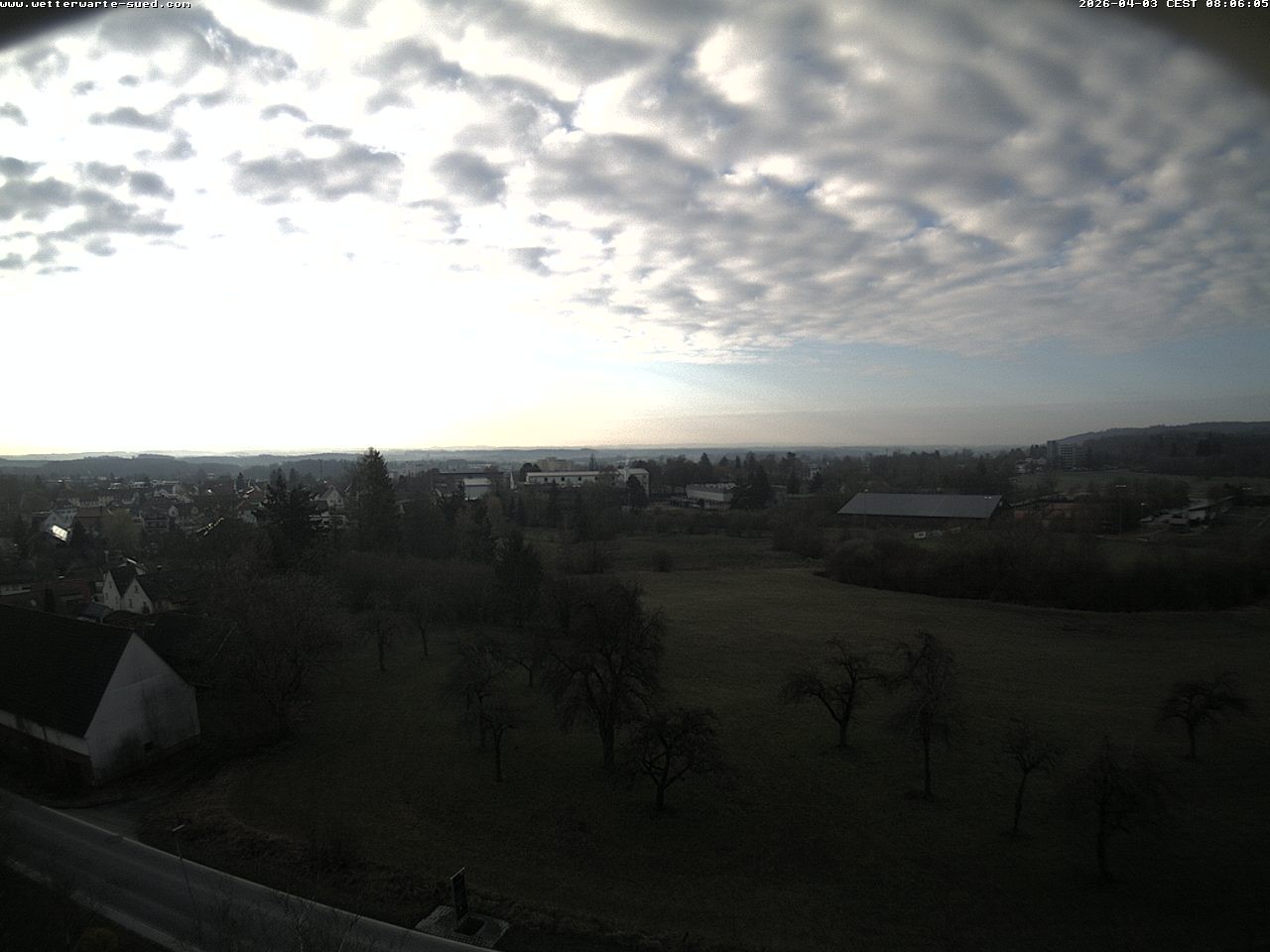 Archiv Foto Webcam Bad Schussenried (Alpenblick)