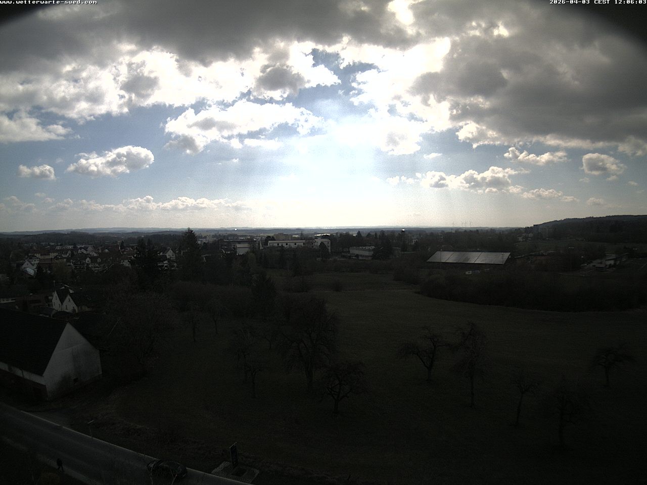 Archiv Foto Webcam Bad Schussenried (Alpenblick)