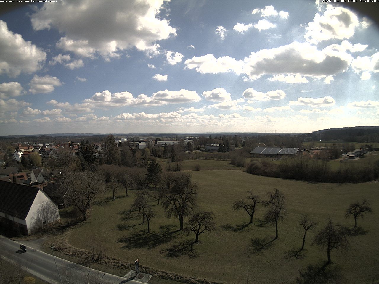 Archiv Foto Webcam Bad Schussenried (Alpenblick)