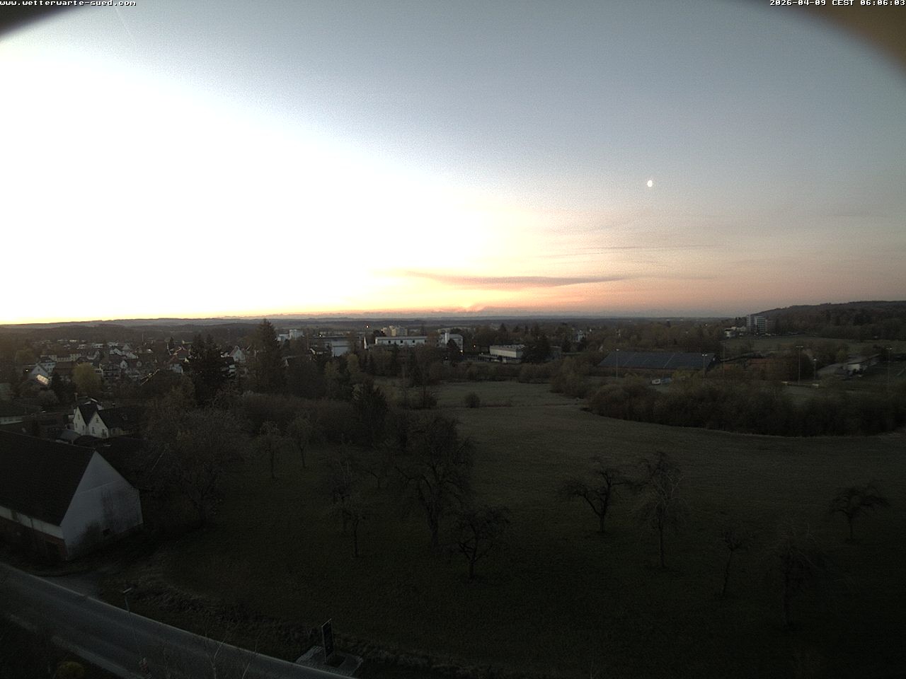 Archiv Foto Webcam Bad Schussenried (Alpenblick)