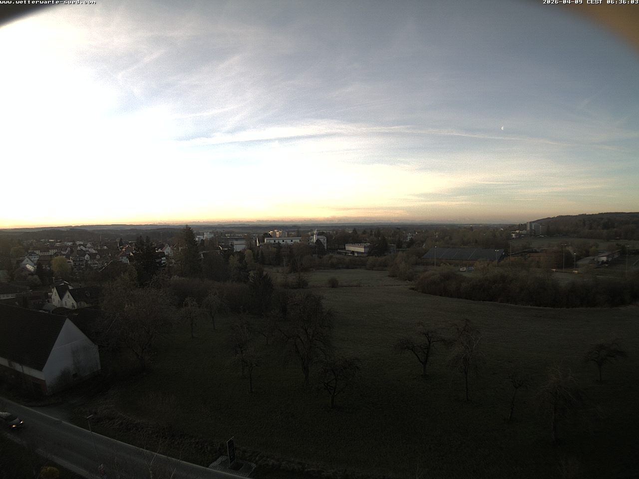 Archiv Foto Webcam Bad Schussenried (Alpenblick)