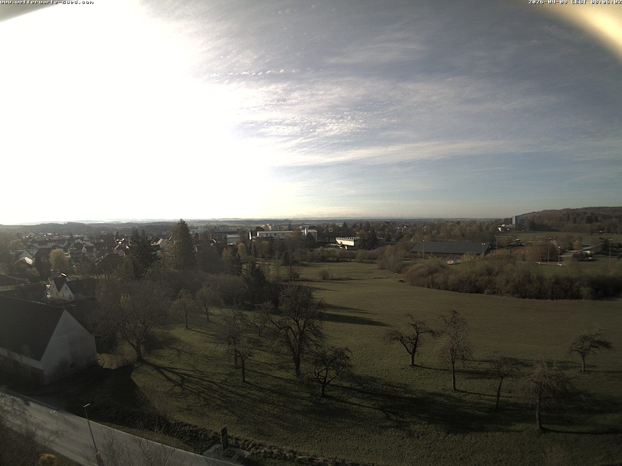 Archiv Foto Webcam Bad Schussenried (Alpenblick)