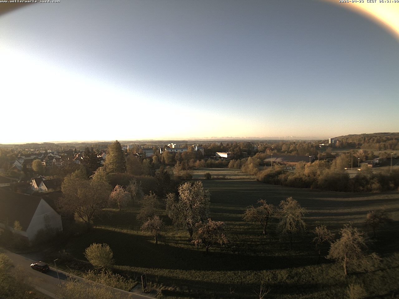 Archiv Foto Webcam Bad Schussenried (Alpenblick)