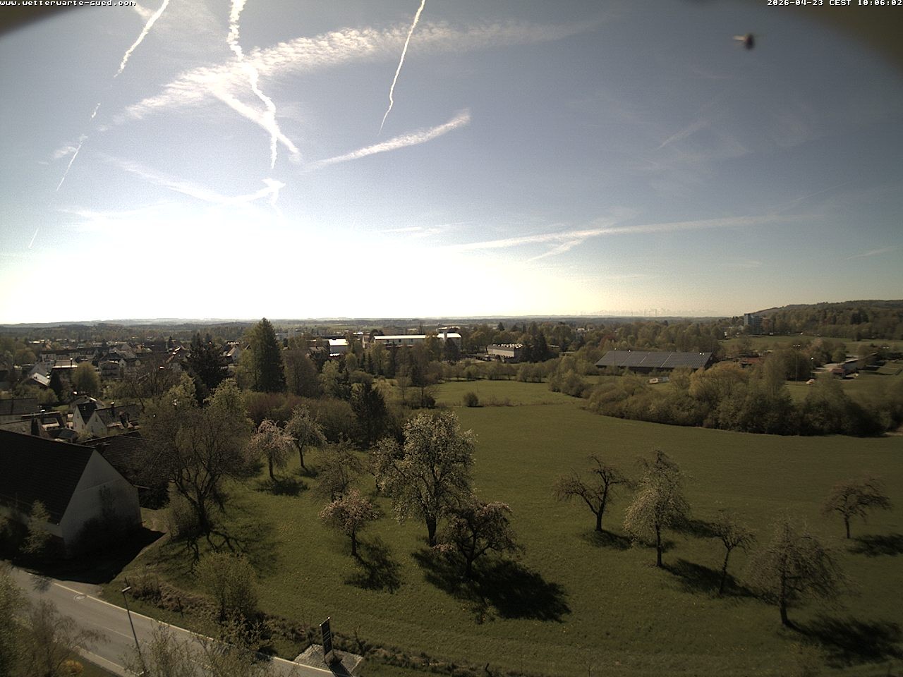 Archiv Foto Webcam Bad Schussenried (Alpenblick)