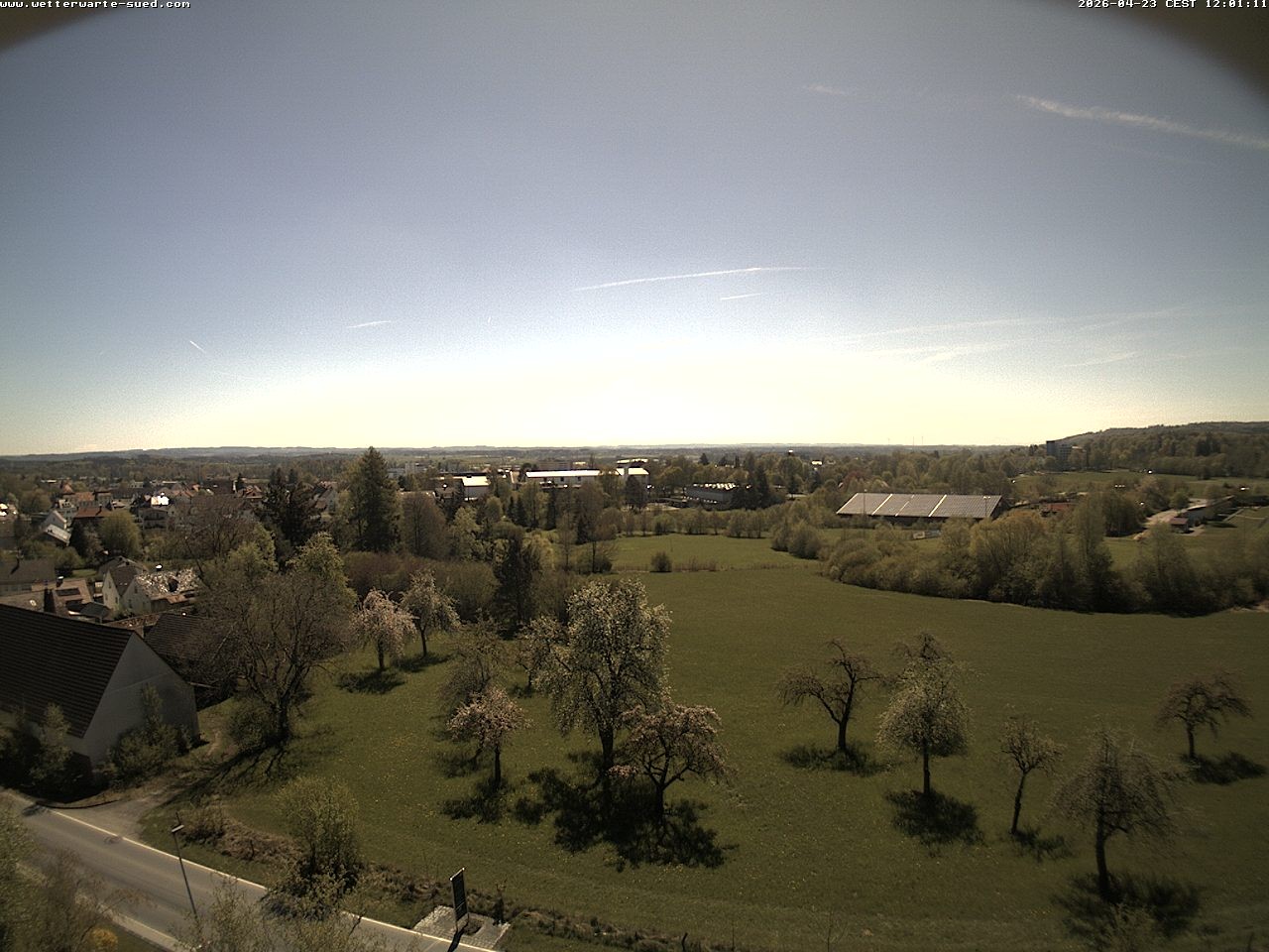 Archiv Foto Webcam Bad Schussenried (Alpenblick)