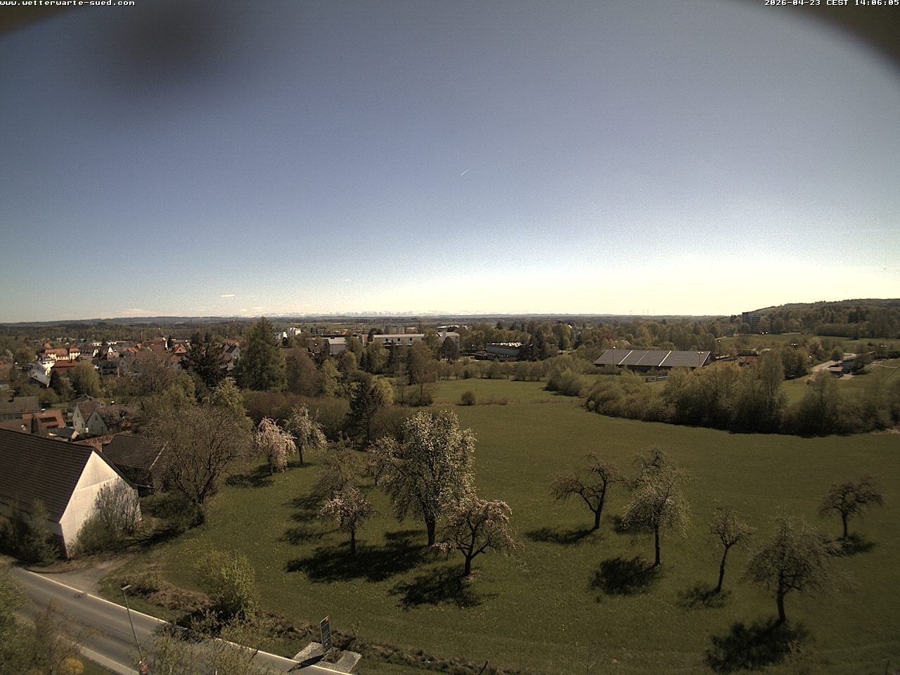 Archiv Foto Webcam Bad Schussenried (Alpenblick)