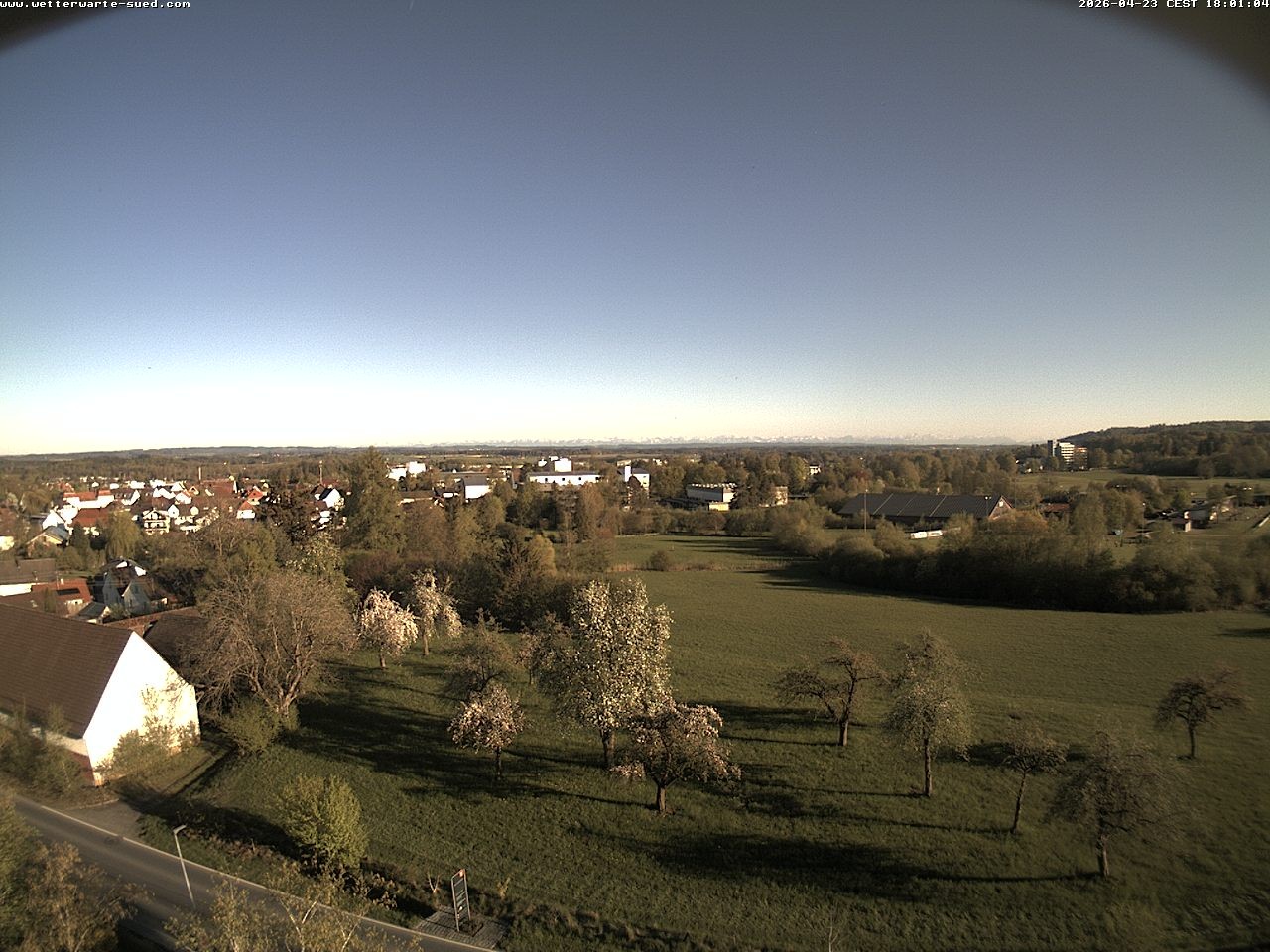 Archiv Foto Webcam Bad Schussenried (Alpenblick)