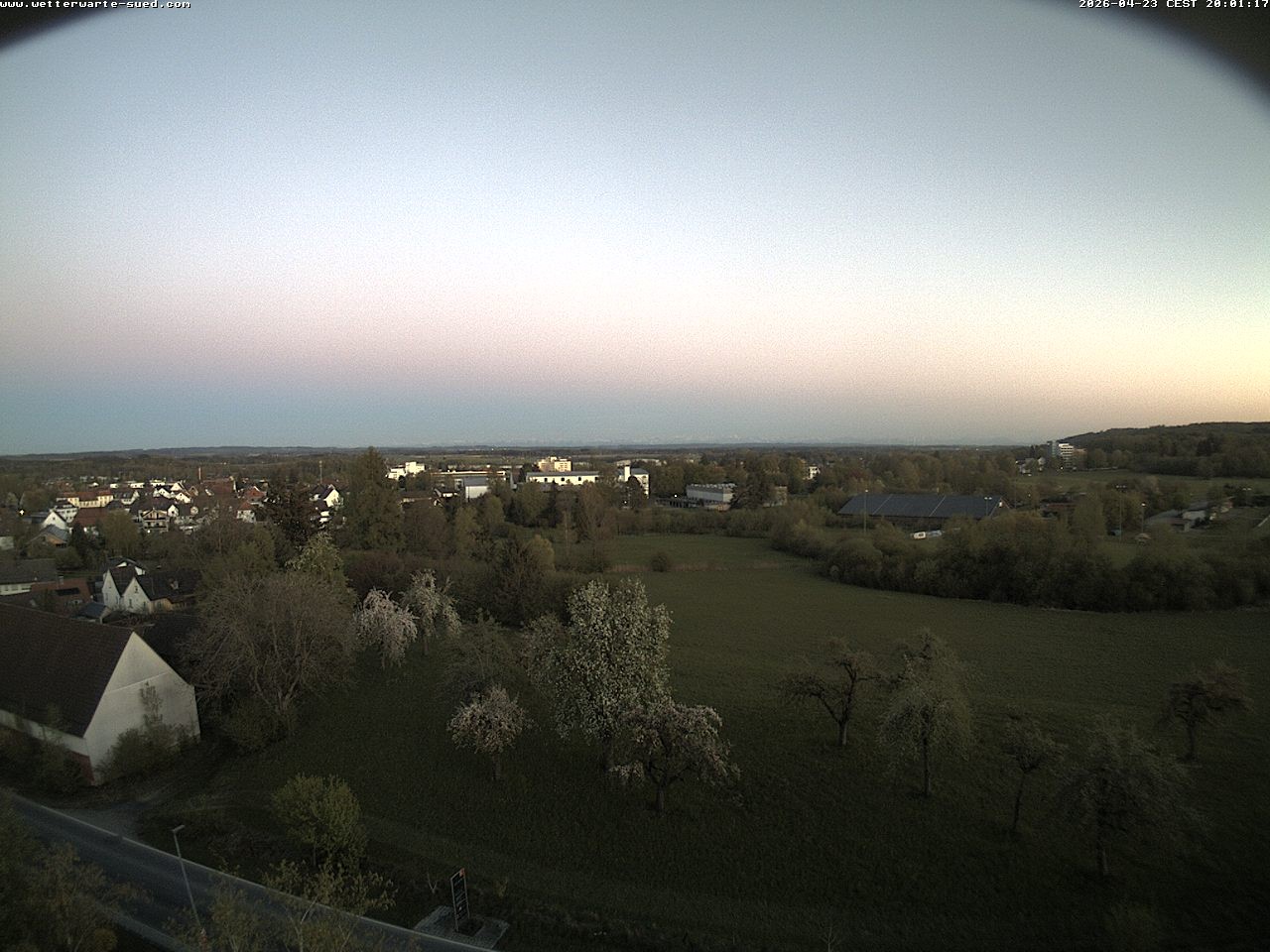 Archiv Foto Webcam Bad Schussenried (Alpenblick)