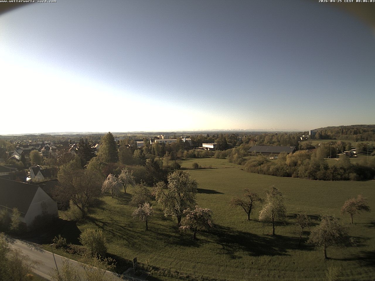 Archiv Foto Webcam Bad Schussenried (Alpenblick)