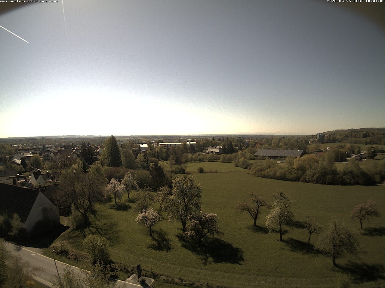 Archiv Foto Webcam Bad Schussenried (Alpenblick)