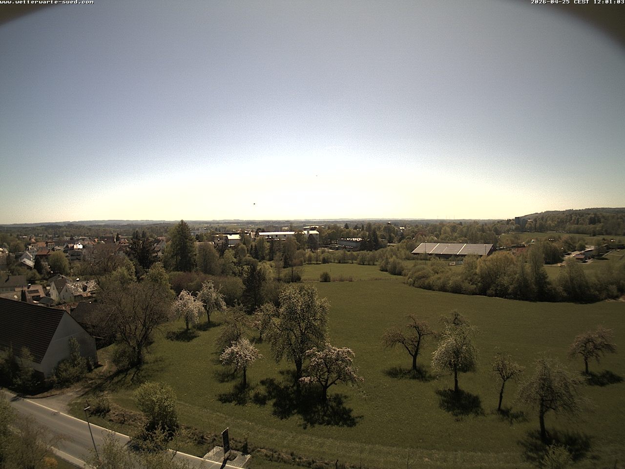 Archiv Foto Webcam Bad Schussenried (Alpenblick)