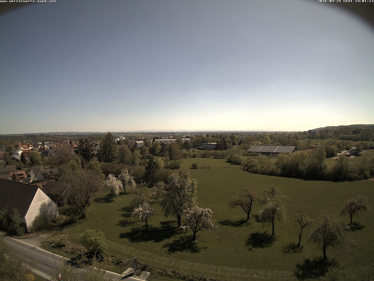 Archiv Foto Webcam Bad Schussenried (Alpenblick)