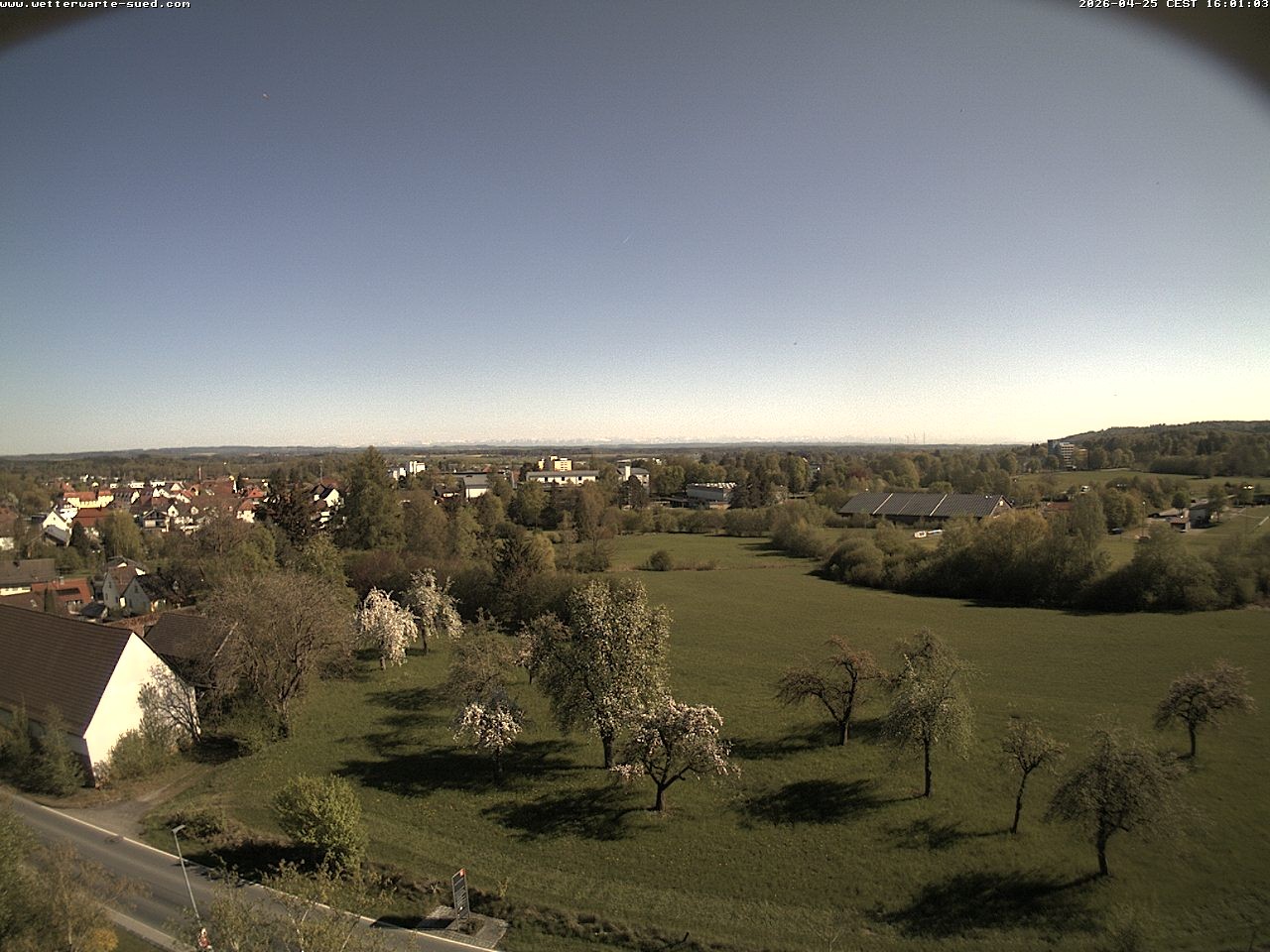 Archiv Foto Webcam Bad Schussenried (Alpenblick)