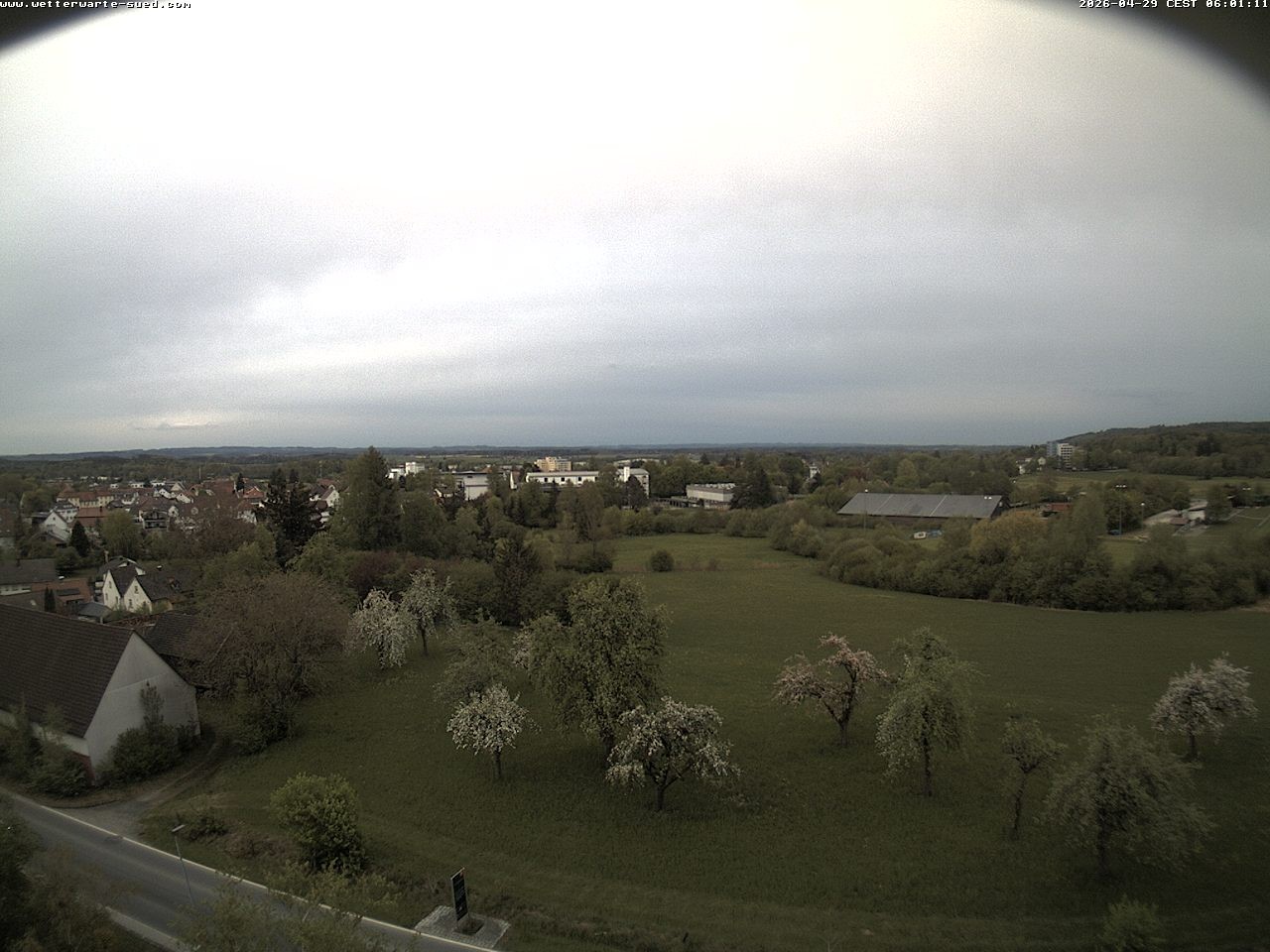 Archiv Foto Webcam Bad Schussenried (Alpenblick)