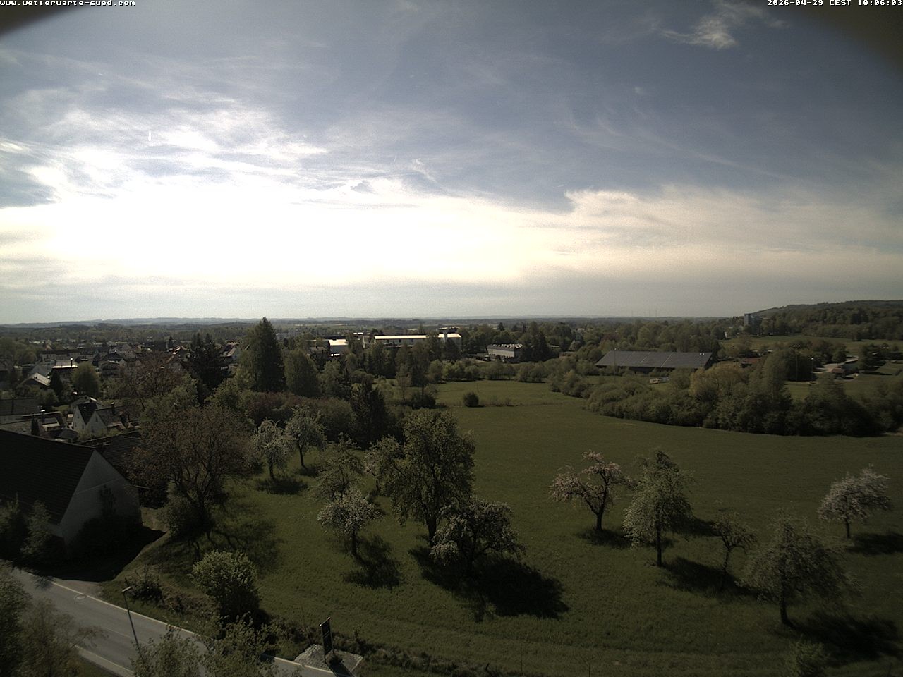 Archiv Foto Webcam Bad Schussenried (Alpenblick)