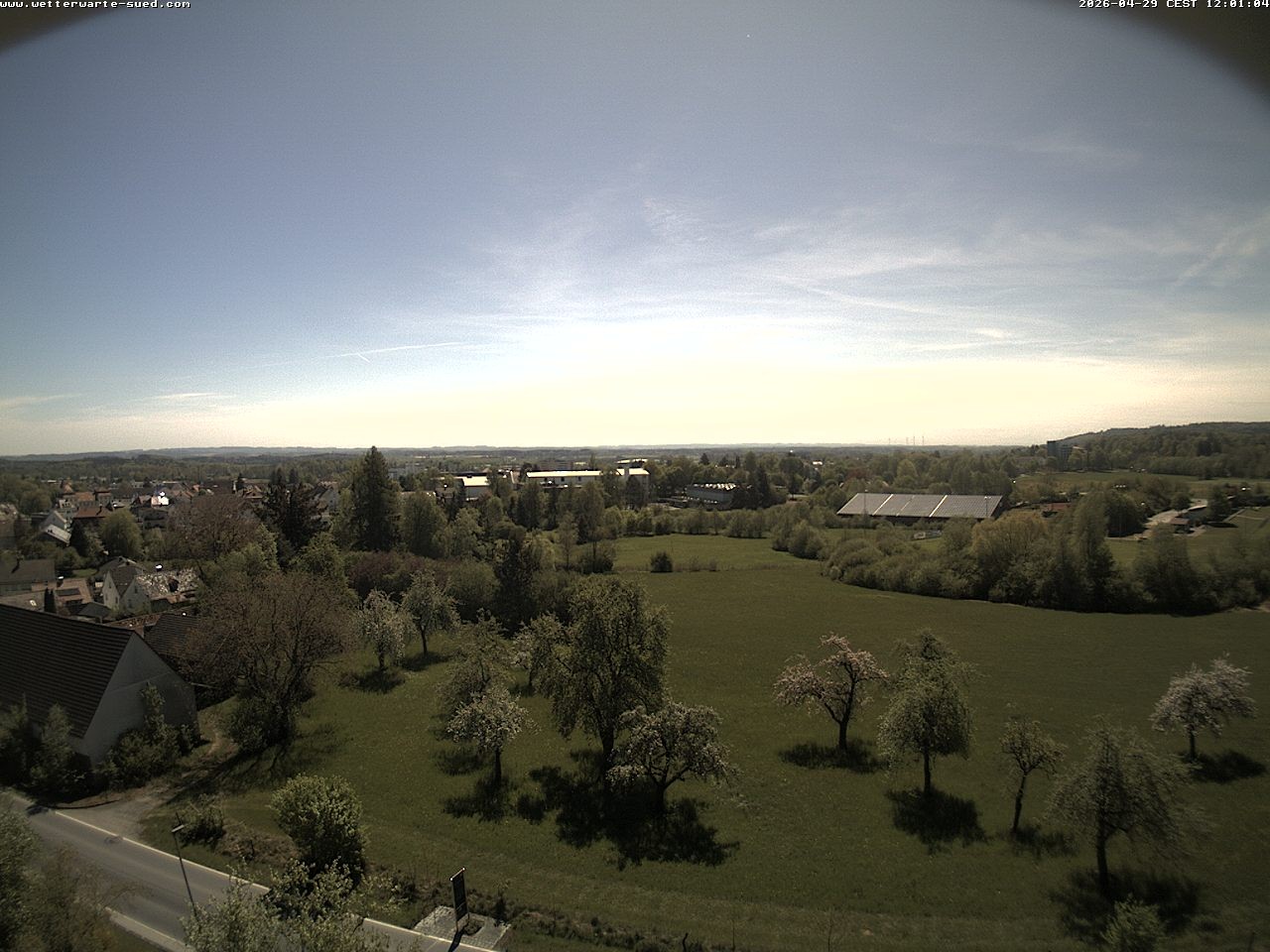 Archiv Foto Webcam Bad Schussenried (Alpenblick)